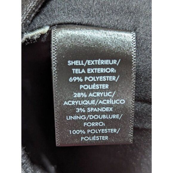 Ann Taylor Women's 0P Black Tonal Polka Dot Pencil Skirt - Picture 5 of 6